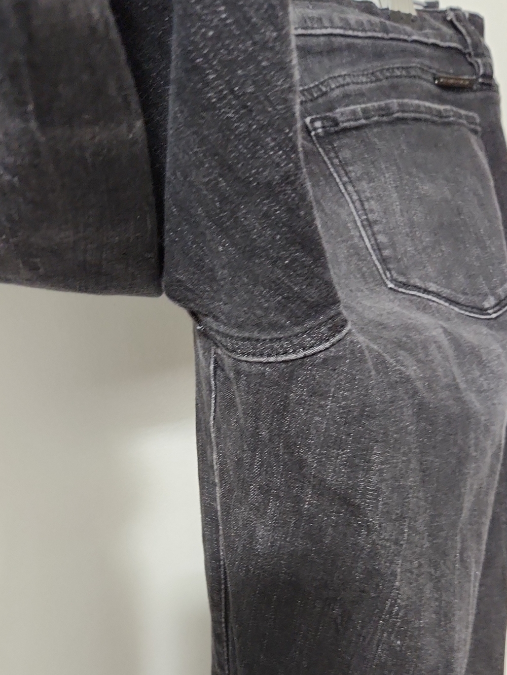 Soho Boyfriend New York & Company Black and Charcoal Stretch Jeans Sz 14 - Picture 12 of 14